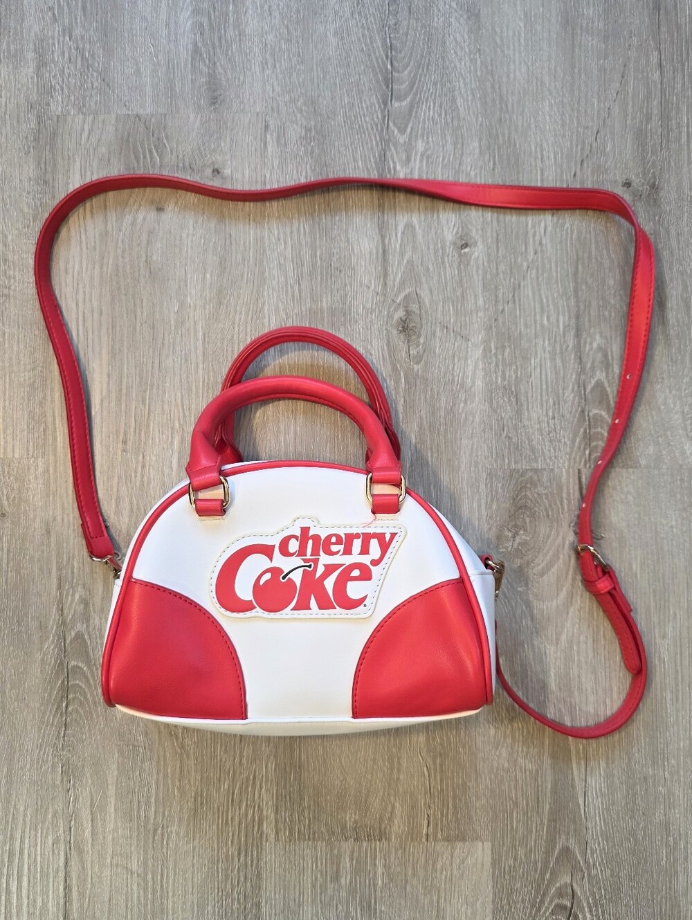 Cherry Coke Skinny Dip Bowler Satchel